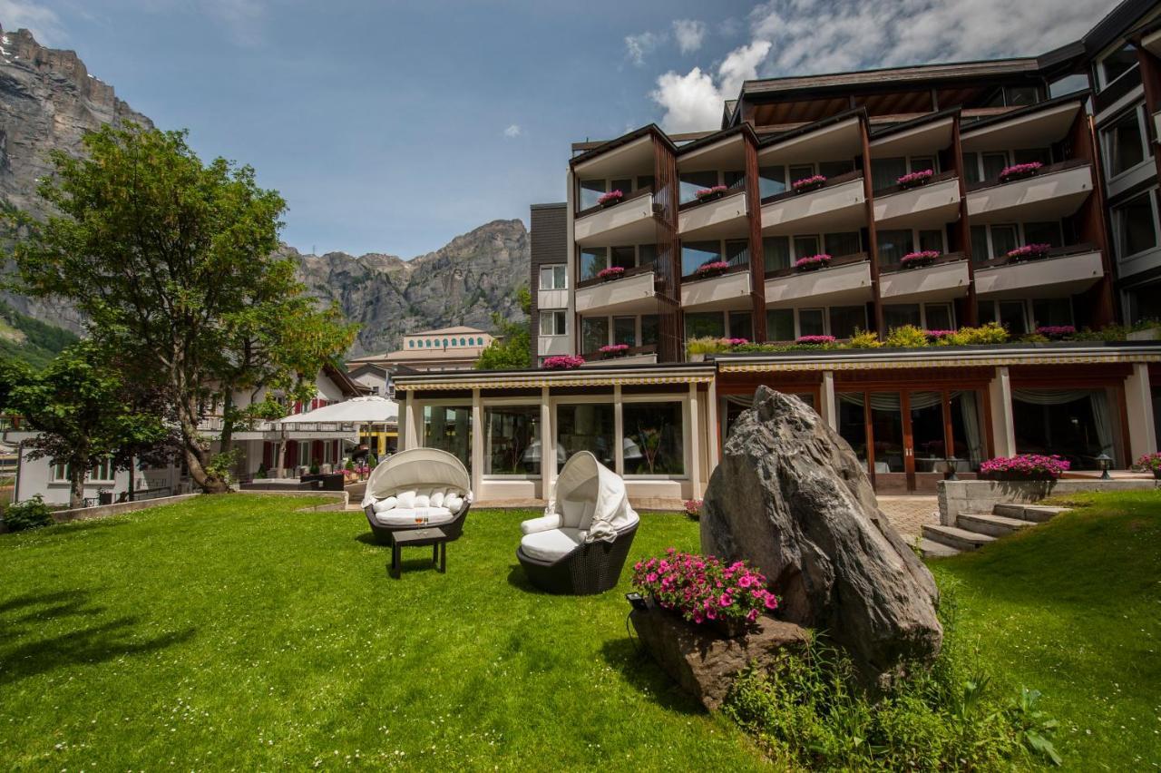 Hotel Quellenhof Leukerbad Exterior foto